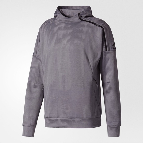 adidas Other - Adidas Z.N.E. Pulse Hoodie Sweatshirt Men’s Gray Heartbeat Texture BS4951 Size S